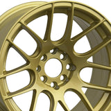 1 X XXR 530 18X7.5 5-100 73.1 Hub +38 Offset Gold Wheel Rim