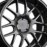 1 X XXR 530D 19X10.5 5-4.5 73.1 Hub +20 Offset Chromium Black Wheel Rim