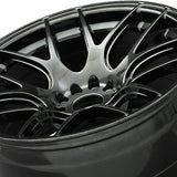 1 X XXR 530D 19X9 5-4.5 73.1 Hub +35 Offset Chromium Black Wheel Rim