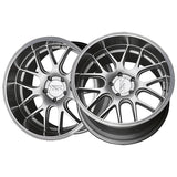 1 X XXR 530D 19X9 5-4.5 73.1 Hub +35 Offset Silver / ML Wheel Rim