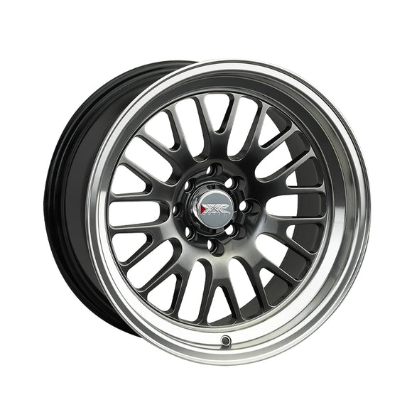 1 X XXR 531 17X8 4-100 73.1 Hub +25 Offset Chromium Black / ML Wheel Rim