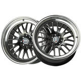 1 X XXR 531 16X8 4-100 73.1 Hub +20 Offset Chromium Black / ML Wheel Rim