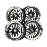 1 X XXR 531 17X8 5-100 73.1 Hub +35 Offset Chromium Black / ML Wheel Rim