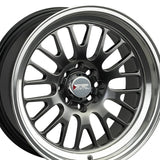 1 X XXR 531 17X8 5-100 73.1 Hub +35 Offset Chromium Black / ML Wheel Rim