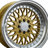 1 X XXR 536 17X9 5-100 73.1 Hub +25 Offset Hyper Gold / ML Wheel Rim