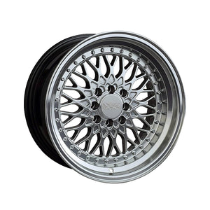 1 X XXR 536 15X8 4-100 73.1 Hub +20 Offset Hyper Silver / ML Wheel Rim