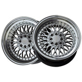 1 X XXR 536 17X9 5-100 73.1 Hub +25 Offset Hyper Silver / ML Wheel Rim