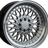 1 X XXR 536 17X9 5-100 73.1 Hub +25 Offset Hyper Silver / ML Wheel Rim