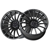 1 X XXR 550 18X8.75 5-100 73.1 Hub +36 Offset Chromium Black Wheel Rim