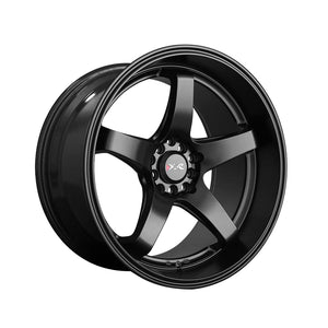 1 X XXR 555 17X8 5-100 73.1 Hub +35 Offset Flat Black Wheel Rim