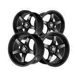 1 X XXR 555 18X8.5 5-100 73.1 Hub +35 Offset Flat Black Wheel Rim