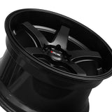 1 X XXR 555 18X10 5-100 73.1 Hub +25 Offset Flat Black Wheel Rim