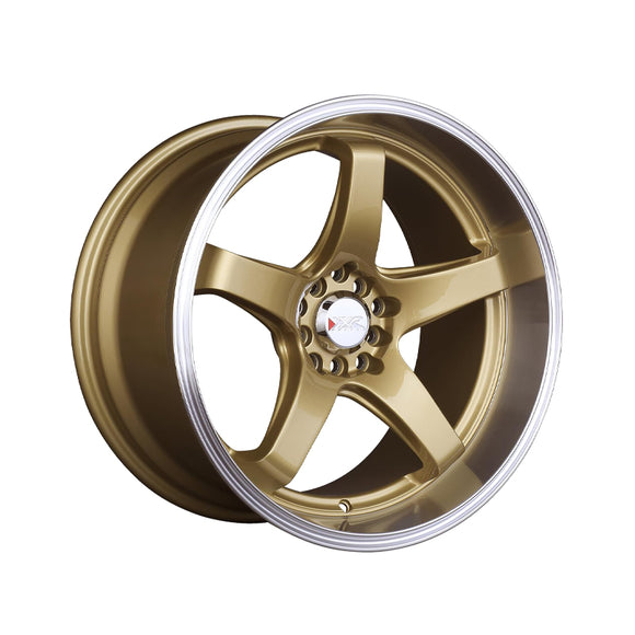 1 X XXR 555 18X10 5-100/5-4.5 73.1 Hub +25 Offset Hyper Gold / ML Wheel Rim