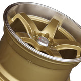 1 X XXR 555 18X10 5-100/5-4.5 73.1 Hub +25 Offset Hyper Gold / ML Wheel Rim