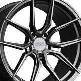 1 X XXR 559 19X8.5 5-4.5 73.1 Hub +20 Offset Chromium Black Wheel Rim