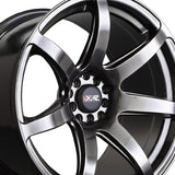 1 X XXR 560 18X8.5 5-100 73.1 Hub +35 Offset Chromium Black Wheel Rim