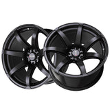 1 X XXR 560 18X8.5 5-100 73.1 Hub +35 Offset Flat Black Wheel Rim