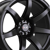 1 X XXR 560 18X8.5 5-100 73.1 Hub +35 Offset Flat Black Wheel Rim