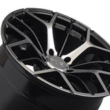 1 X XXR 566 18X8.5 5-4.5 73.1 Hub +35 Offset Black / Machined Wheel Rim