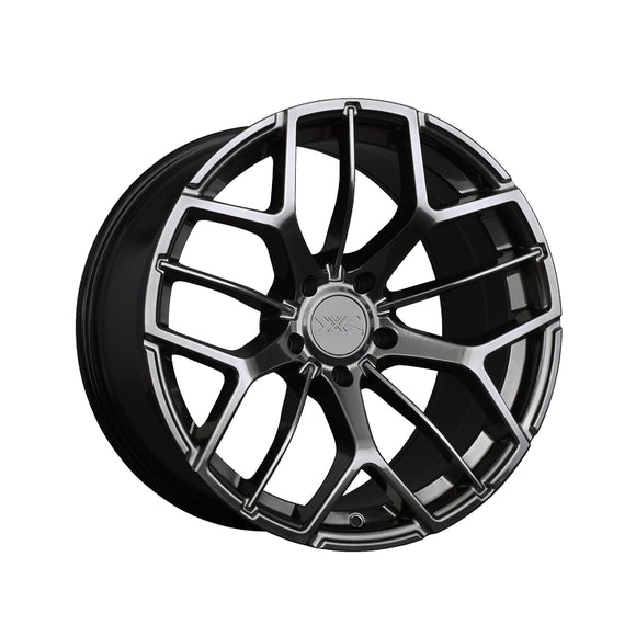 1 X XXR 566 18X8.5 5-4.5 73.1 Hub +35 Offset Chromium Black Wheel Rim