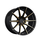 1 X XXR 567 18X9.5 5-100 73.1 Hub +20 Offset Bronze & Black Wheel Rim