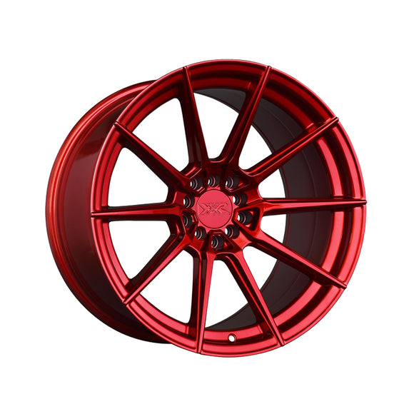 1 X XXR 567 18X9.5 5-100 73.1 Hub +38 Offset Candy Red Wheel Rim