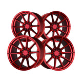 1 X XXR 567 18X8.5 5-108 73.1 Hub +35 Offset Candy Red Wheel Rim