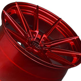 1 X XXR 567 18X9.5 5-100 73.1 Hub +20 Offset Candy Red Wheel Rim