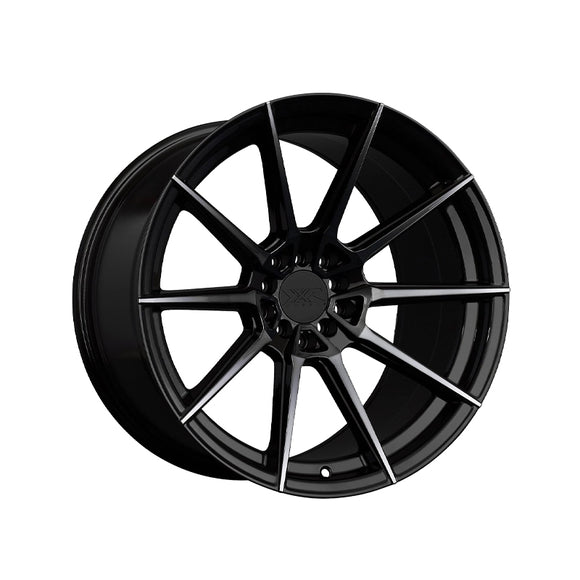 1 X XXR 567 18X9.5 5-100 73.1 Hub +38 Offset Phantom Black Wheel Rim