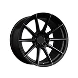 1 X XXR 567 18X8.5 5-108 73.1 Hub +35 Offset Phantom Black Wheel Rim