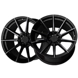 1 X XXR 567 18X8.5 5-108 73.1 Hub +35 Offset Phantom Black Wheel Rim