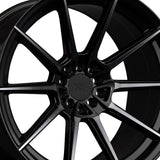 1 X XXR 567 18X8.5 5-100 73.1 Hub +35 Offset Phantom Black Wheel Rim