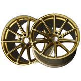 1 X XXR 568 18X10.5 5-4.5 73.1 Hub +20 Offset Liquid Gold Wheel Rim