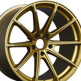 1 X XXR 568 18X8.5 5-4.5 73.1 Hub +20 Offset Liquid Gold Wheel Rim