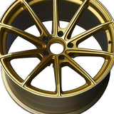 1 X XXR 568 18X10.5 5-4.5 73.1 Hub +20 Offset Liquid Gold Wheel Rim