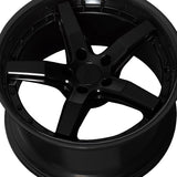 1 X XXR 569 18X10 5-100 73.1 Hub +35 Offset Silver / Gloss Black Lip Wheel Rim