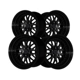 1 X XXR 570 18X8.5 5-100 73.1 Hub +35 Offset Flat Black / Gloss Black Lip Wheel Rim