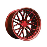 1 X XXR 571 18X8.5 5-4.5 73.1 Hub +25 Offset Candy Red Wheel Rim