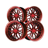 1 X XXR 571 20X9 5-4.5 73.1 Hub +35 Offset Candy Red Wheel Rim