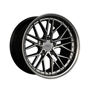 1 X XXR 571 18X8.5 5-4.5 73.1 Hub +25 Offset Chromium Black Wheel Rim