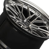 1 X XXR 571 20X9 5-4.5 73.1 Hub +35 Offset Chromium Black Wheel Rim