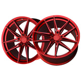 1 X XXR 577 19X10 5-4.5 73.1 Hub +40 Offset Candy Red Wheel Rim