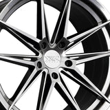 1 X XXR 577 19X10 5-112 73.1 Hub +40 Offset Chromium Black Wheel Rim