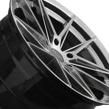 1 X XXR 577 18X8.5 5-4.5 73.1 Hub +20 Offset Chromium Black Wheel Rim