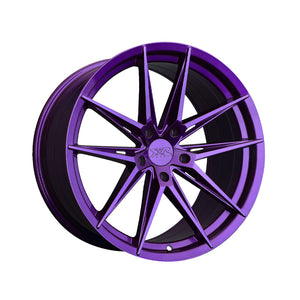 1 X XXR 577 18X8.5 5-4.5 73.1 Hub +35 Offset Purple Wheel Rim