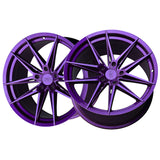 1 X XXR 577 19X10 5-4.5 73.1 Hub +40 Offset Purple Wheel Rim