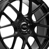 1 X XXR 580 19X9 5-112 73.1 Hub +35 Offset Black Wheel Rim