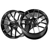 1 X XXR 580 18X8.5 5-4.5 73.1 Hub +35 Offset Chromium Black Wheel Rim