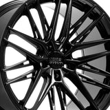 1 X XXR 582 19X10 5-120 73.1 Hub +40 Offset Black Wheel Rim