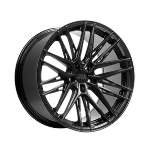 1 X XXR 582 19X8.5 5-112 73.1 Hub +40 Offset Chromium Black Wheel Rim